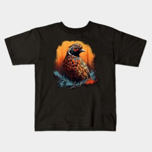 Futuristic Quail Kids T-Shirt